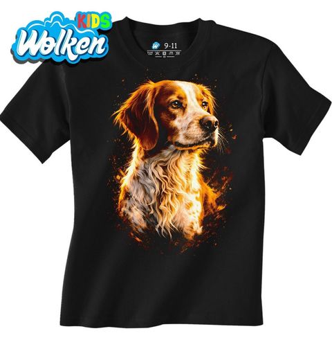 Obrázek produktu Dětské tričko Elegantní Bretaňský ohař