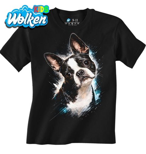 Obrázek produktu Dětské tričko Udivený Bostonský teriér