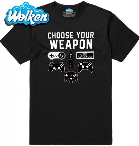 Obrázek produktu Pánské tričko „Herní duel - Vyber si zbraň“