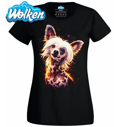 Obrázek produktu Dámské tričko Bezsrstý Čínský chocholatý pes