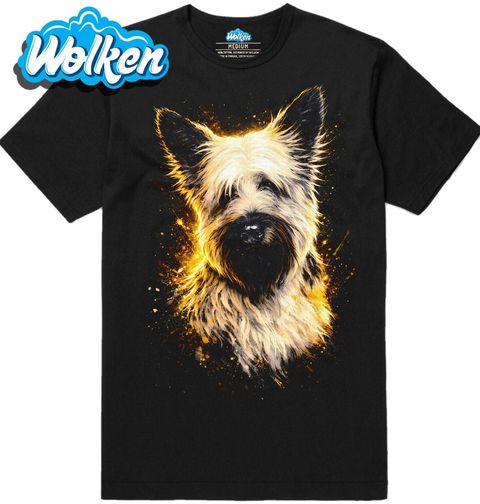 Obrázek produktu Pánské tričko Skotský Teriér Bílý