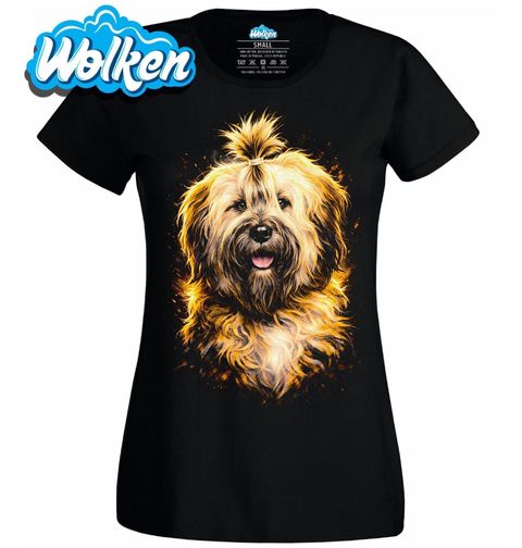 Obrázek produktu Dámské tričko Zlatý Tibetský teriér