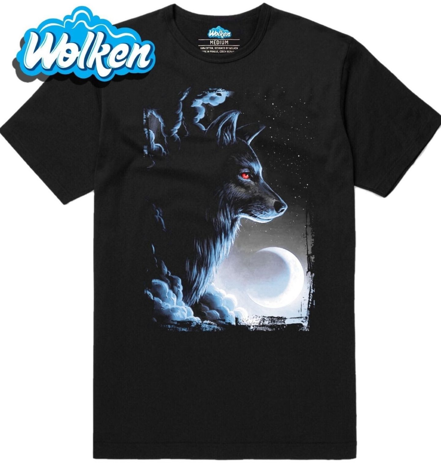 Pánské tričko Vlk a půlměsíc (Skladem S-5XL).jpg