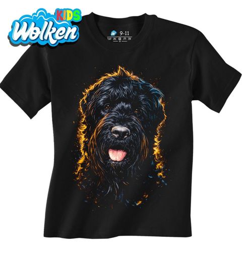 Obrázek produktu Dětské tričko Černý Labradoodle