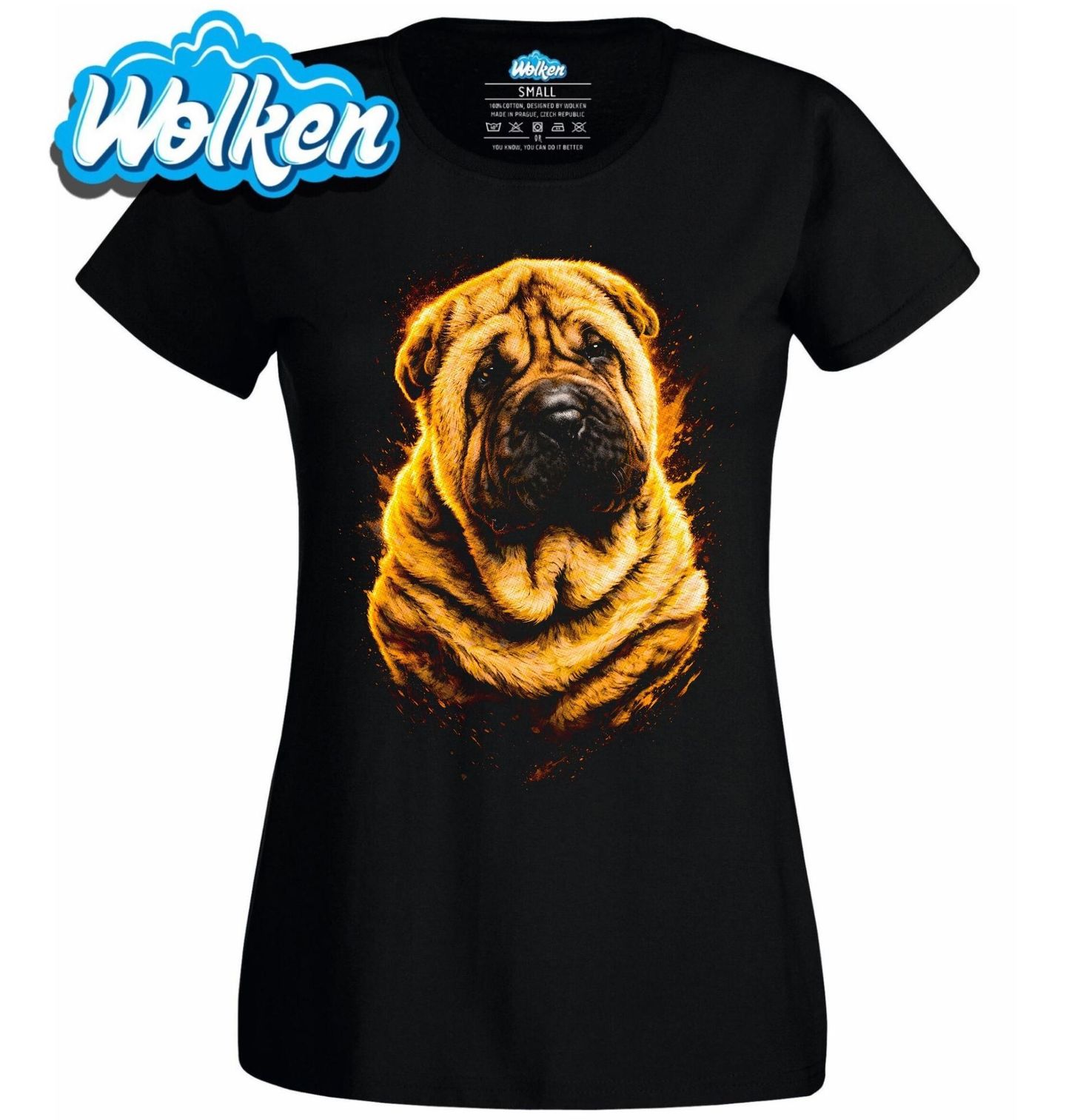 Dámské tričko Šarpej Shar Pei.jpg