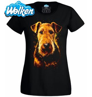Dámské tričko Erdelteriér Airedale teriér.jpg