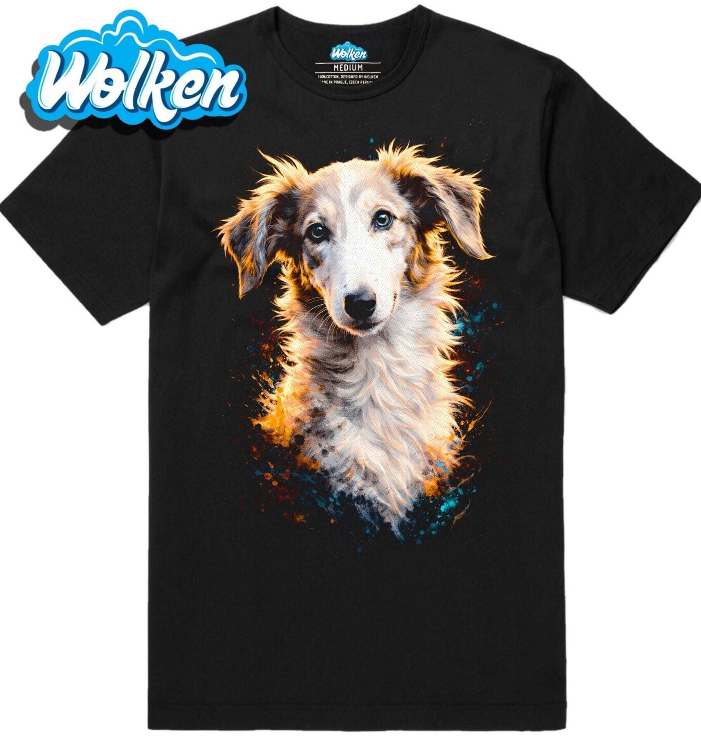 Pánské tričko Ruský chrt Barzoj.jpg