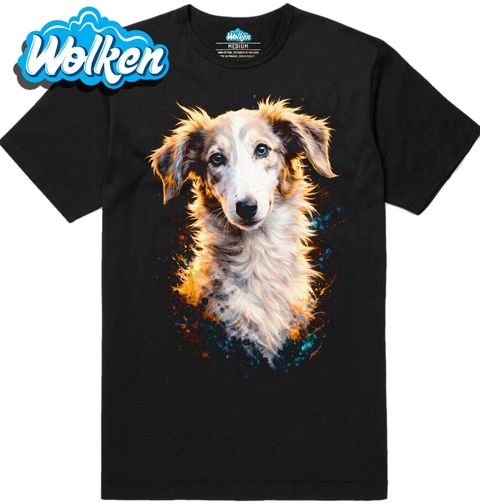 Obrázek produktu Pánské tričko Ruský chrt Barzoj