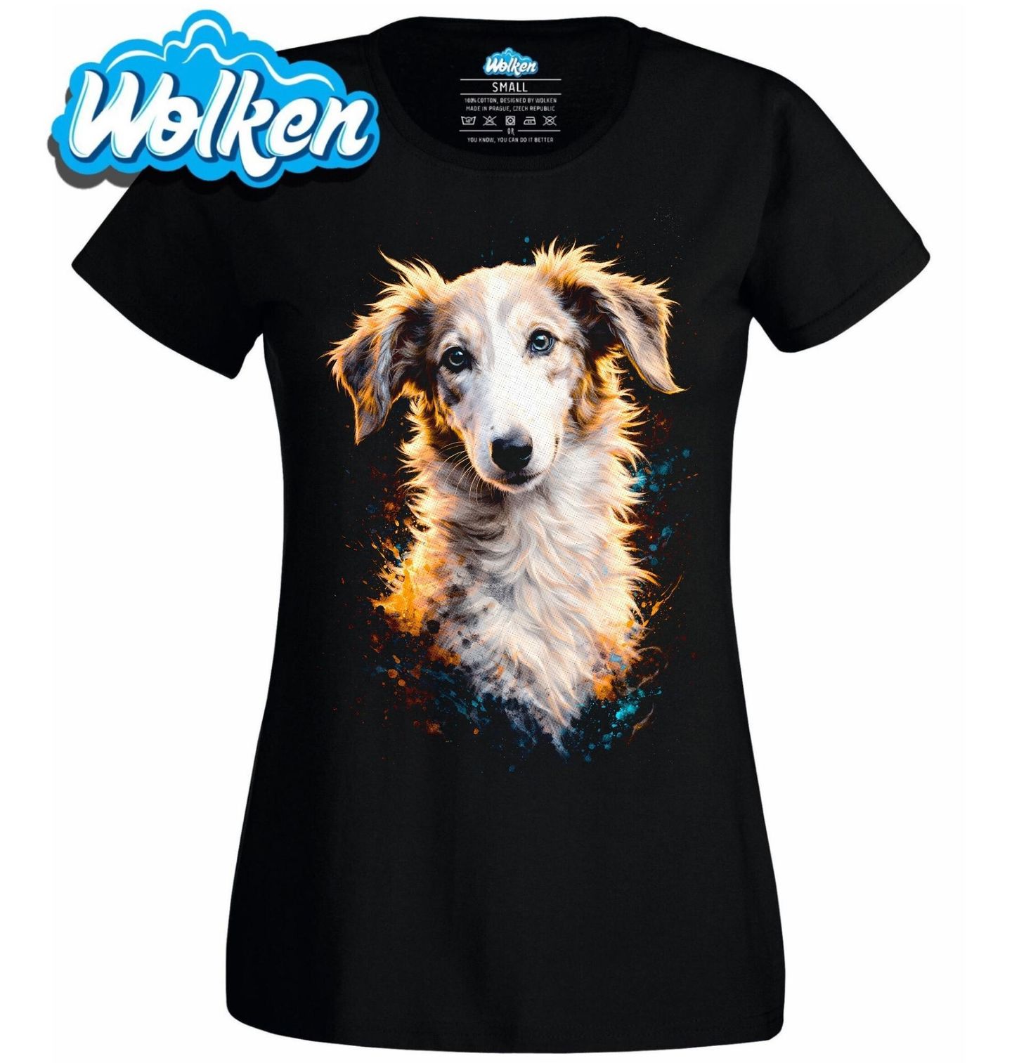 Dámské tričko Ruský chrt Barzoj.jpg