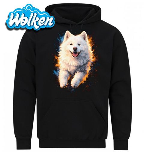 Obrázek produktu Pánská mikina Veselý Samojed na Procházce