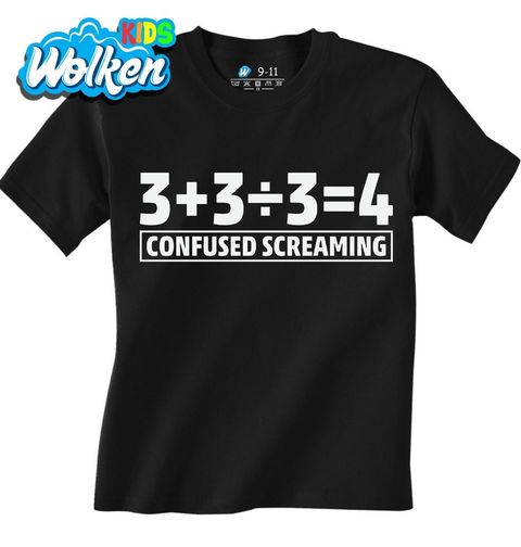 Obrázek produktu Dětské tričko 3+3÷3 = 4 Confused Screaming