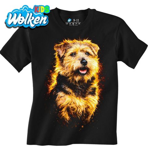 Obrázek produktu Dětské tričko Zářivý Norfolský teriér