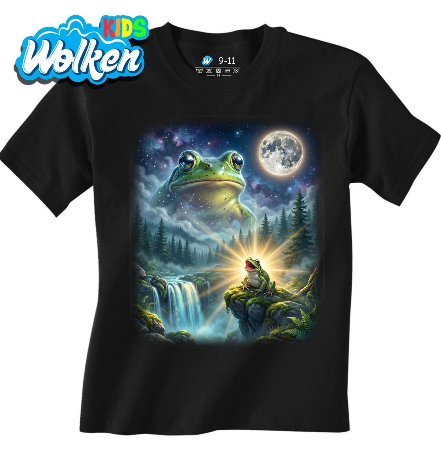 Dětské tričko Žába vyjící na Měsíc.jpg