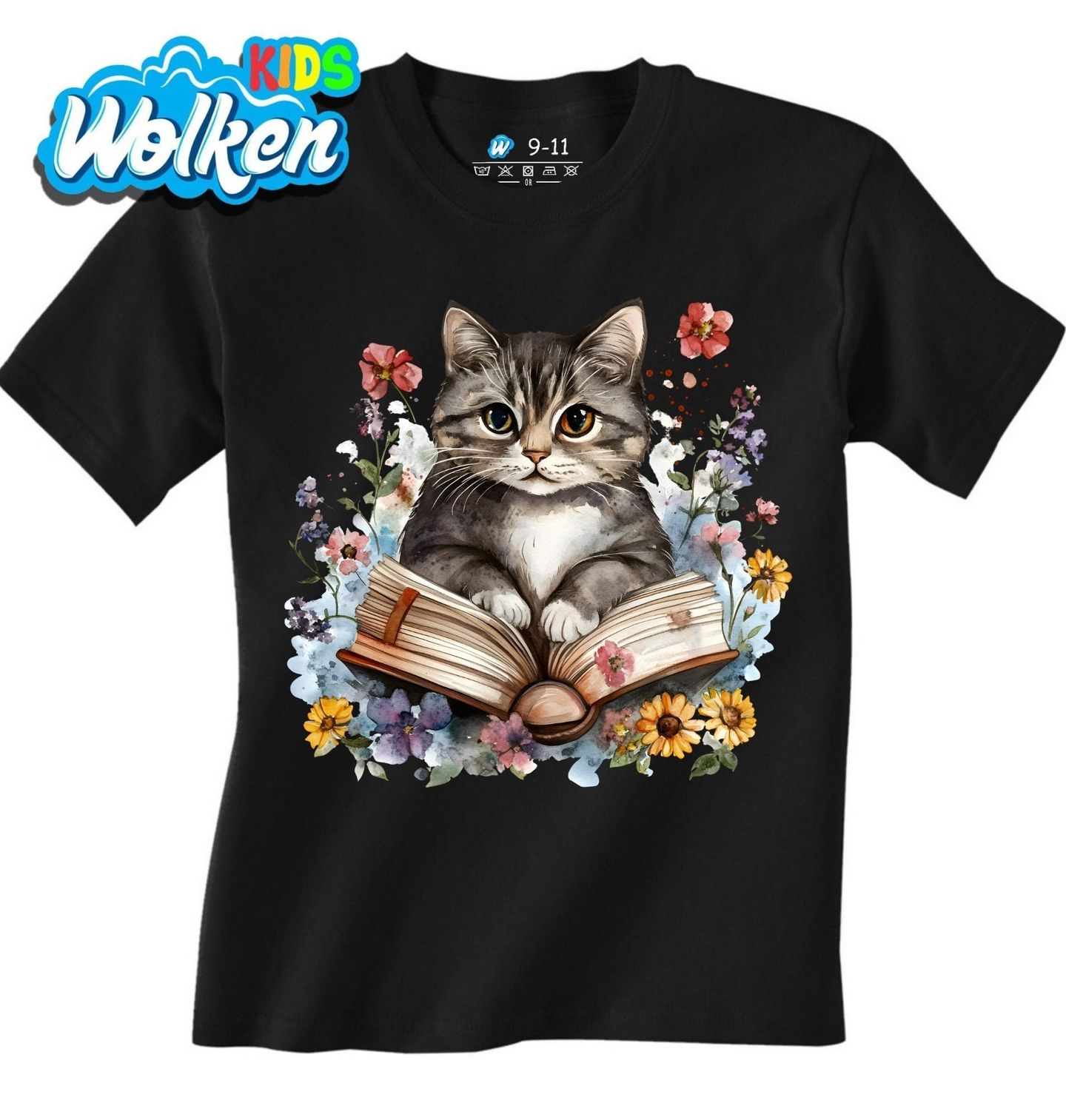 Dětské tričko Kočka v Říši Příběhů.jpg