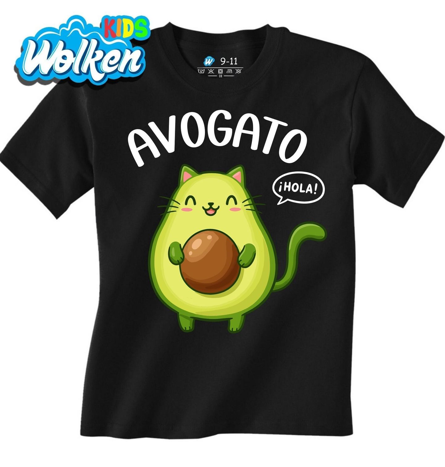 Dětské tričko Španělské Kočičí Avokádo Avogato.jpg