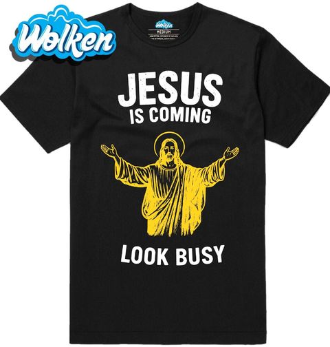 Obrázek produktu Pánské tričko Ježís Přichází Jesus Is Coming