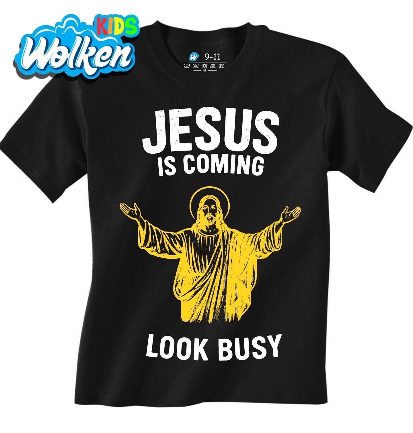 Dětské tričko Ježís Přichází Jesus Is Coming.jpg
