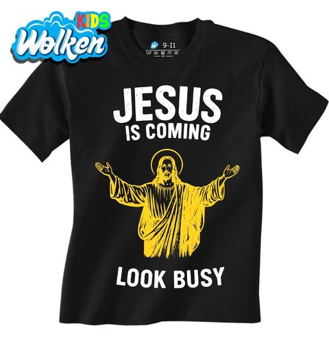 Obrázek produktu Dětské tričko Ježís Přichází Jesus Is Coming