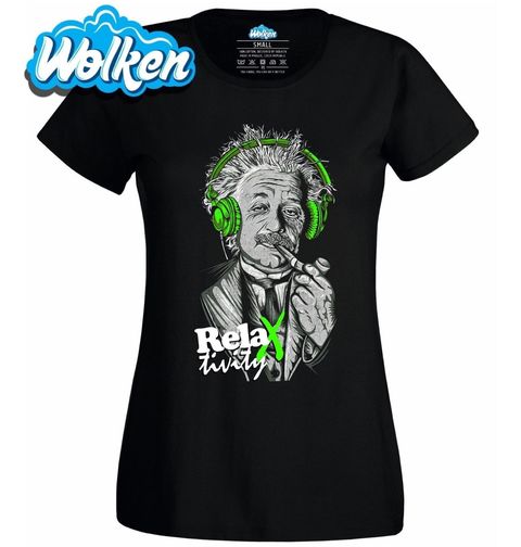 Obrázek produktu Dámské tričko Albert Einstein Teorie Relax-tivity