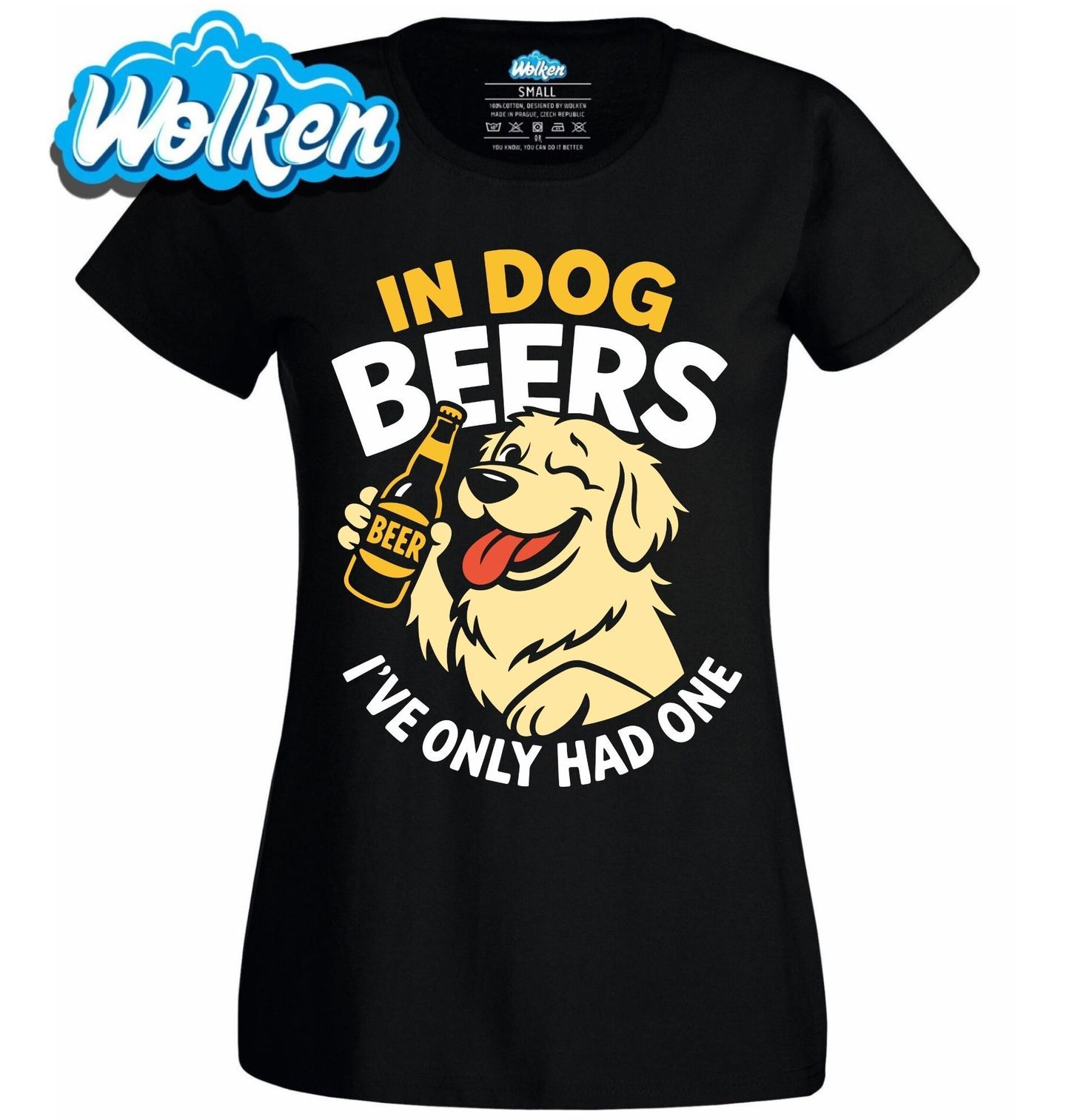 Dámské tričko V Psích Pivech jsem měl jen Jedno.jpg
