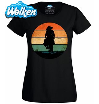 Dámské tričko Retro Silueta Asijského Cyklisty.jpg