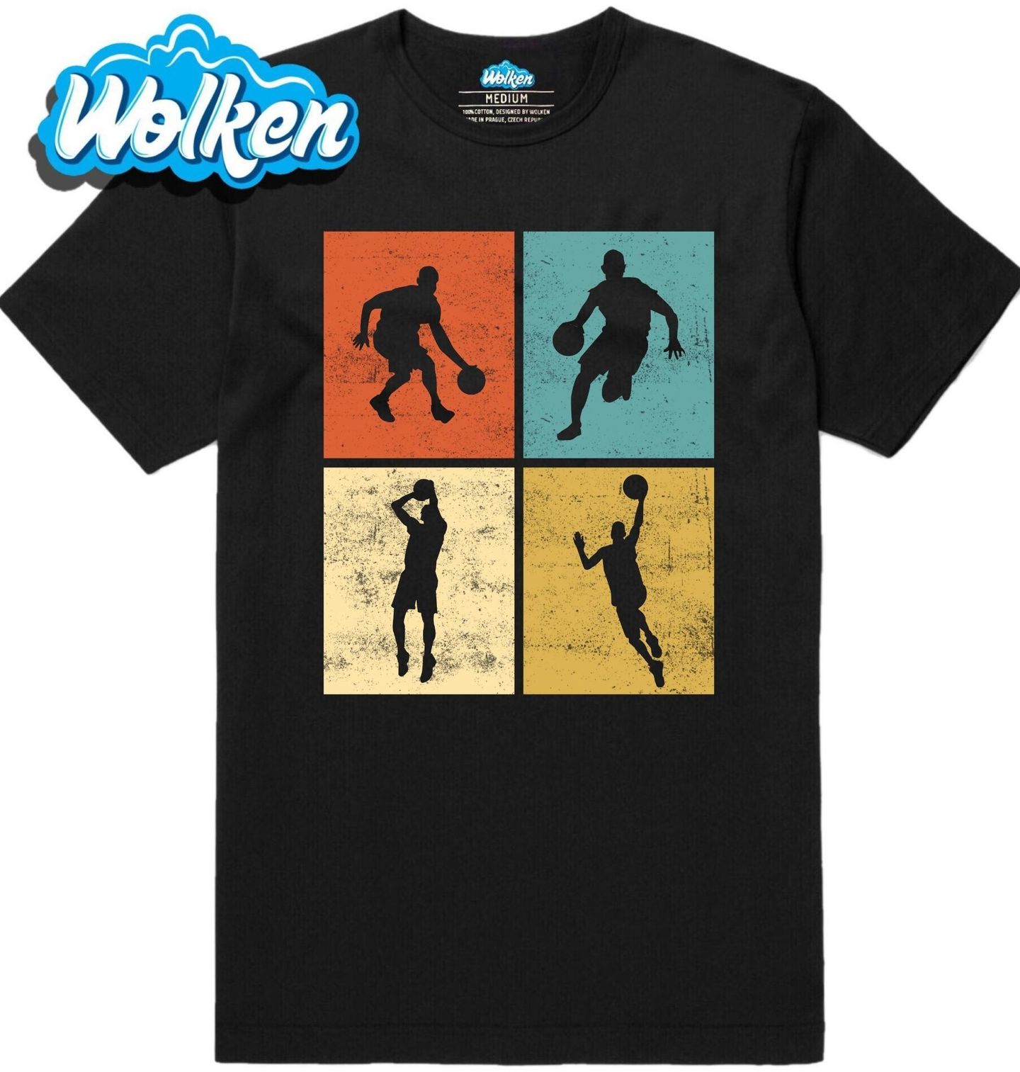 Pánské tričko Retro Basketbal v Pohybu.jpg