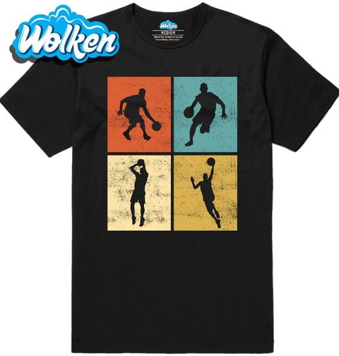 Obrázek produktu Pánské tričko Retro Basketbal v Pohybu