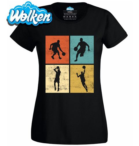 Obrázek produktu Dámské tričko Retro Basketbal v Pohybu