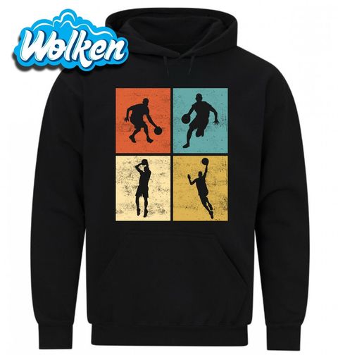 Obrázek produktu Pánská mikina Retro Basketbal v Pohybu