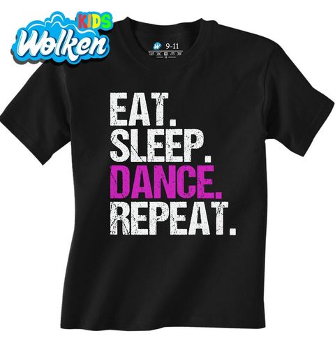 Obrázek produktu Dětské tričko Jez Spi Tancuj Opakuj Eat Sleep Dance Repeat