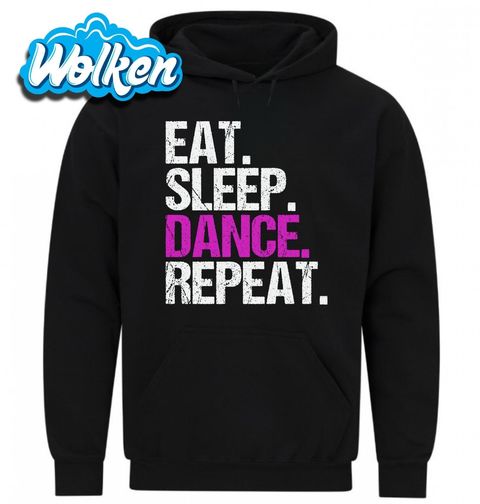 Obrázek produktu Pánská mikina Jez Spi Tancuj Opakuj Eat Sleep Dance Repeat