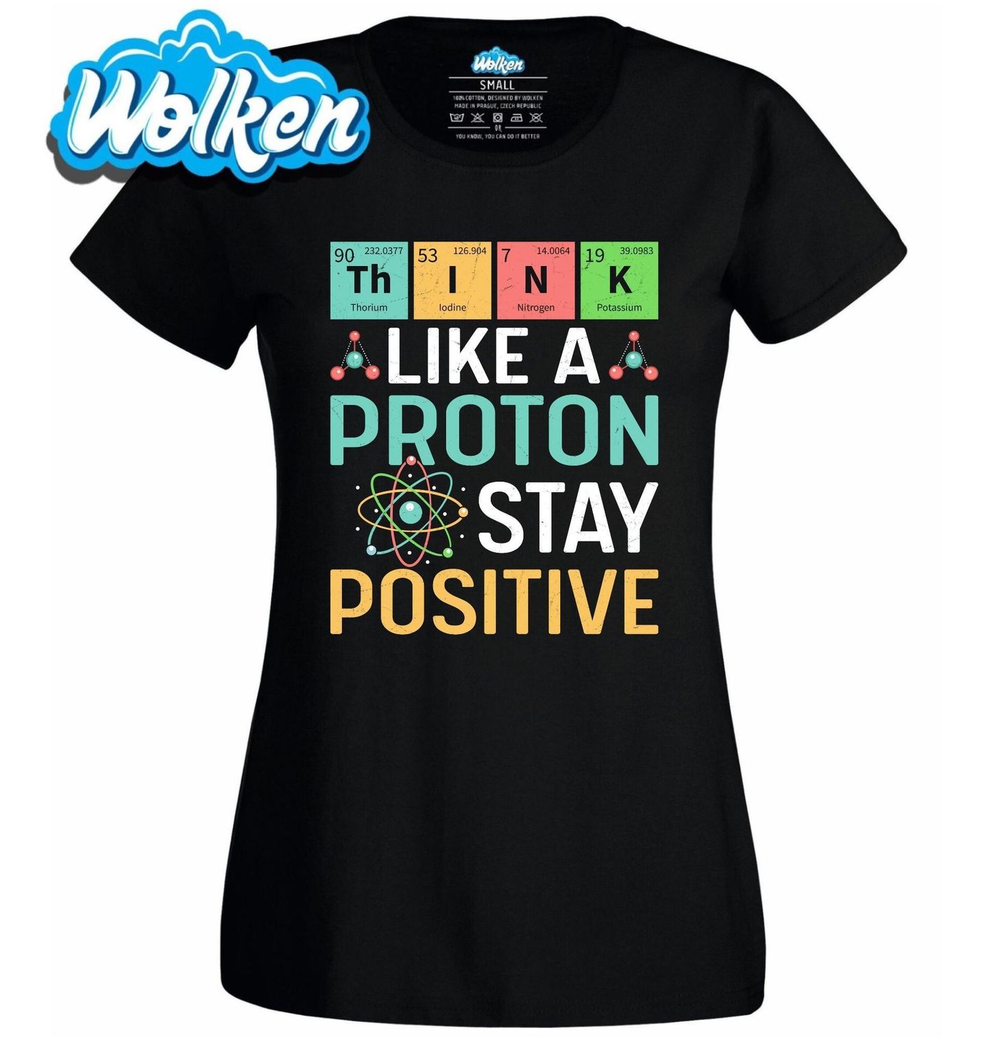 Dámské tričko Mysli jako Proton Think Like a Proton.jpg