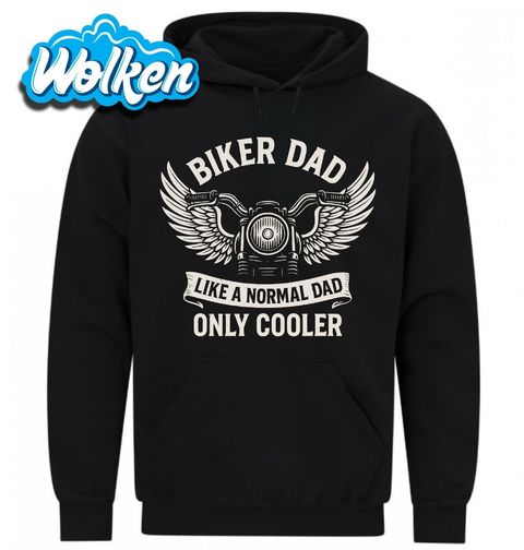 Obrázek produktu Pánská mikina Táta Motorkář Biker Dad