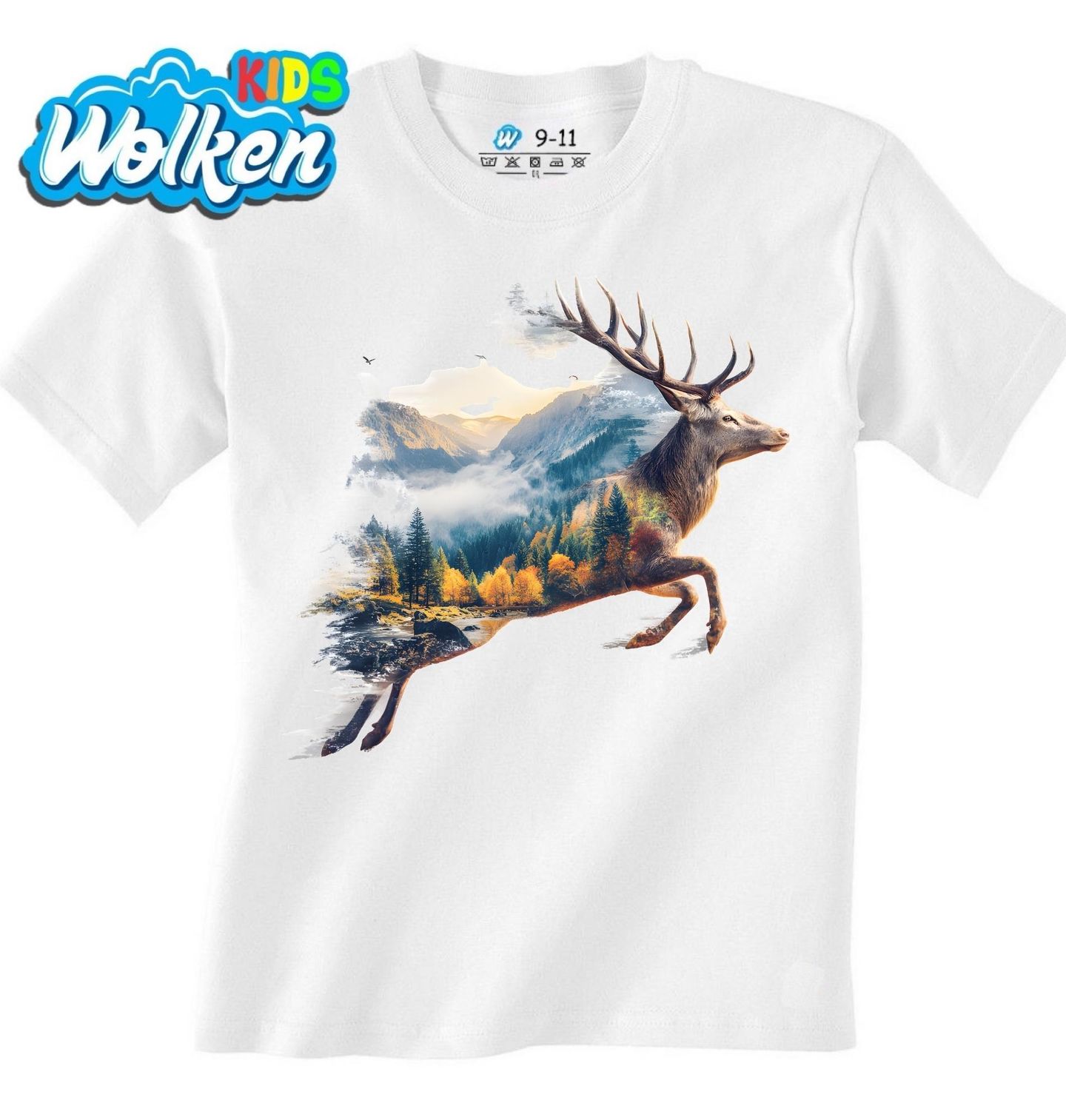 Dětské tričko Jelen ve Skoku v Krajině.jpg