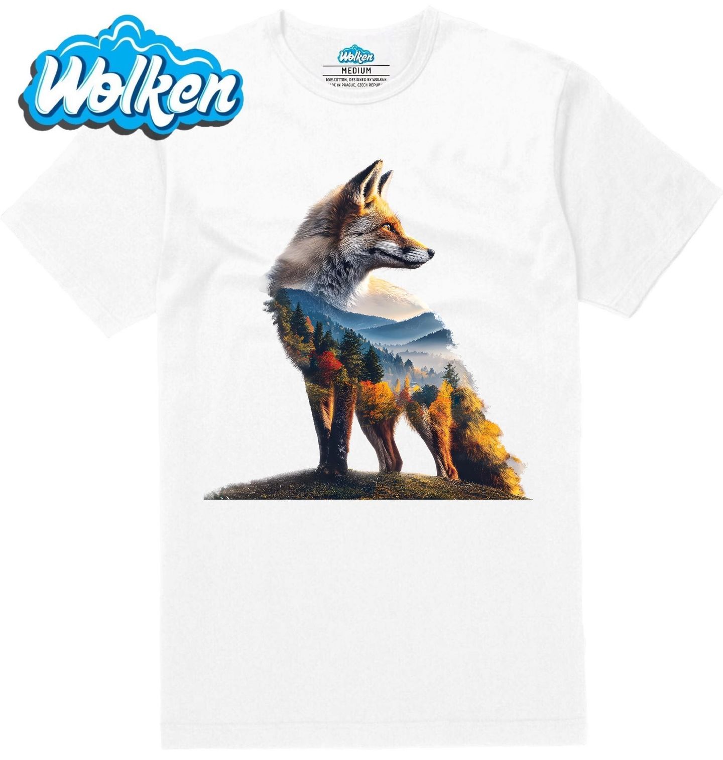 Pánské tričko Moudrá Liška v Krajině.jpg