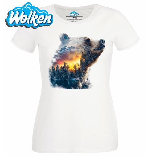 Obrázek produktu Dámské tričko Medvěd v Ohnivé Krajině
