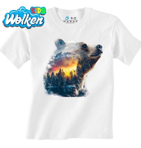 Obrázek produktu Dětské tričko Medvěd v Ohnivé Krajině