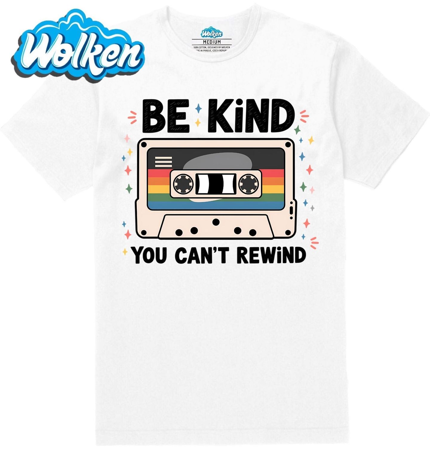 Pánské tričko  Barevná Kazeta Be Kind.jpg