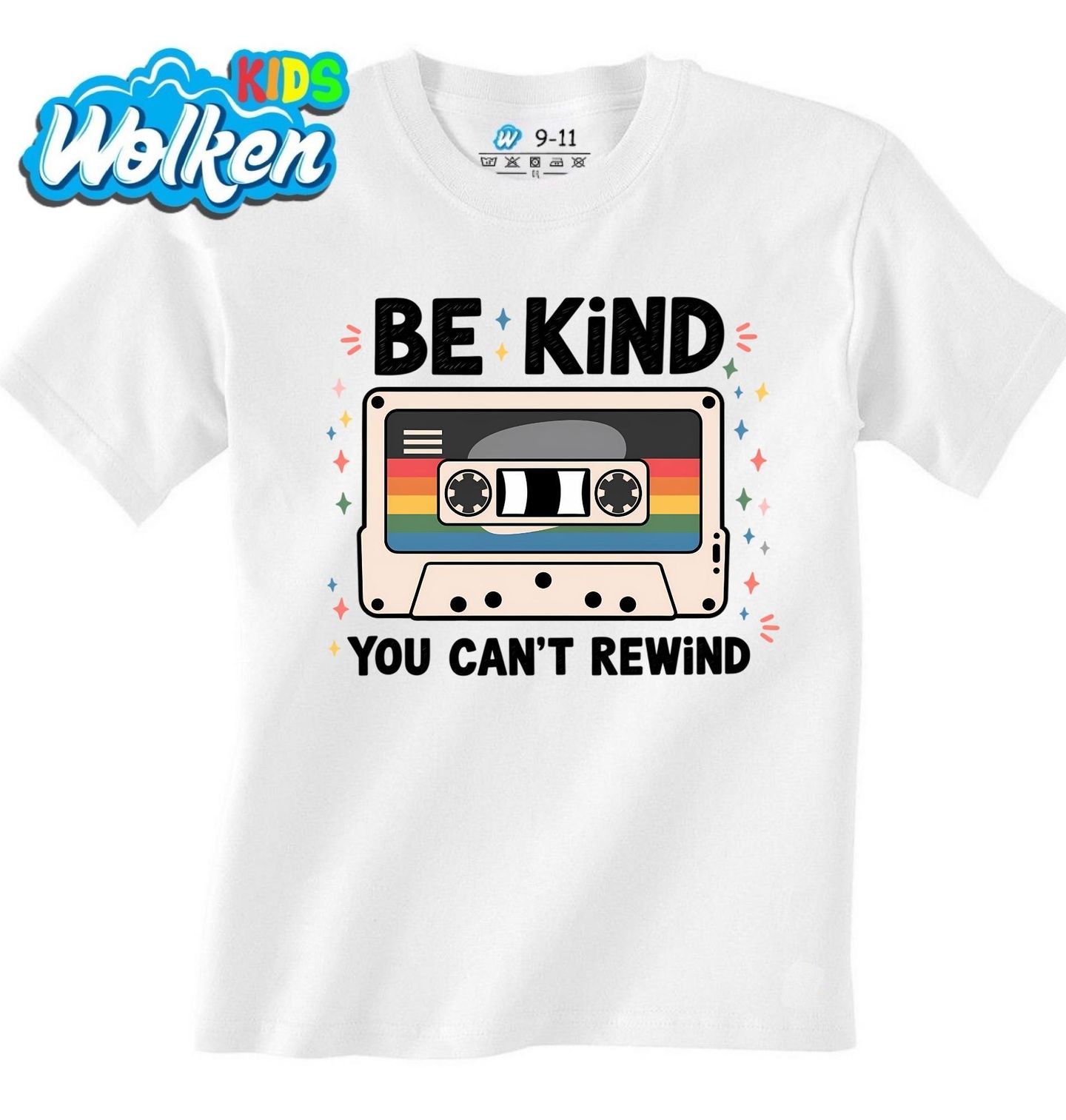 Dětské tričko Barevná Kazeta Be Kind.jpg