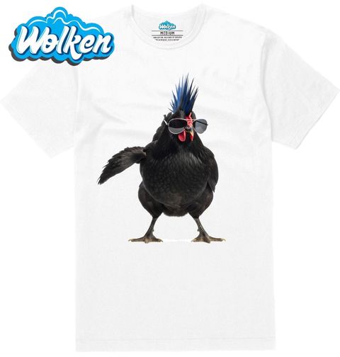 Obrázek produktu Pánské tričko Pankáč Slepice s Brýlemi