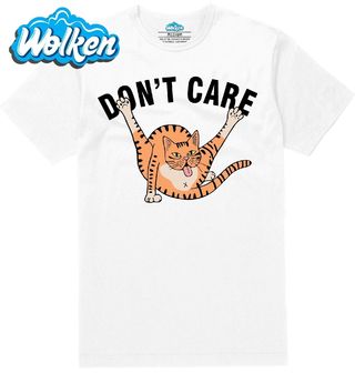 Pánské tričko Bezstarostná Kočka Don't Care.jpg