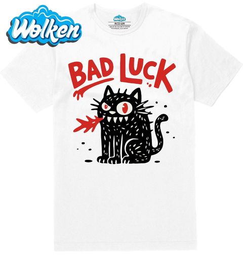 Obrázek produktu Pánské tričko Černá Kočka Bad Luck