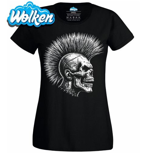 Obrázek produktu Dámské tričko Lebka Pankáče bez Hranic