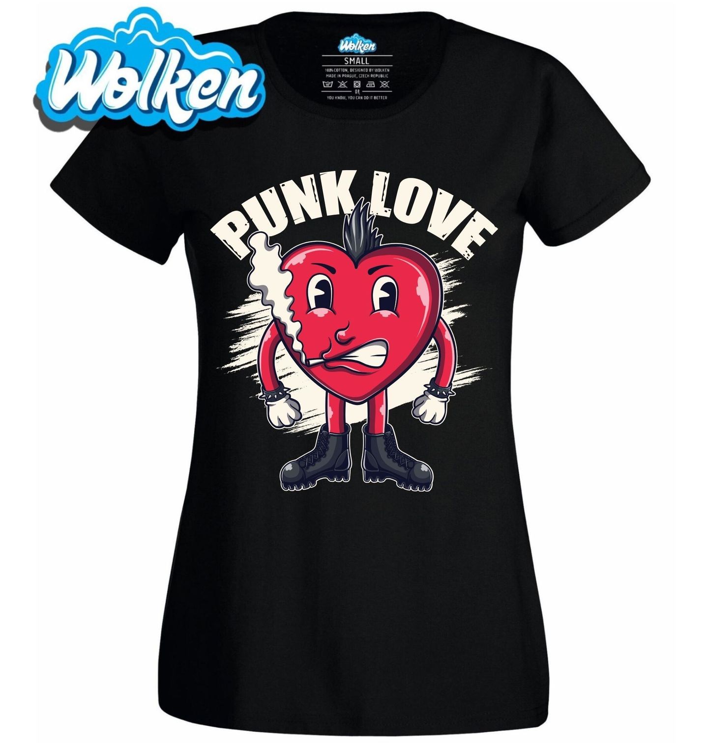 Dámské tričko Láska k Punku Punk Love.jpg