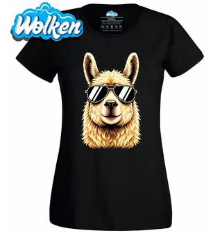 Dámské tričko Cool Lama v Brýlích.jpg