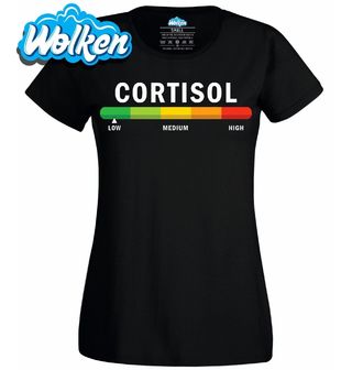 Dámské tričko Hladina Stresu Cortisol.jpg