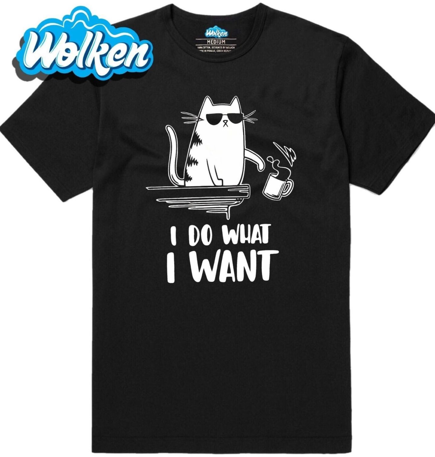 Pánské tričko Cool Kočka Dělám si, co chci (Skladem S-5XL).jpg