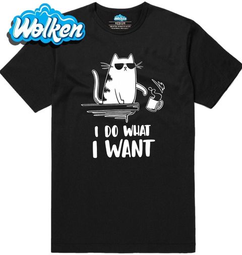 Obrázek produktu Pánské tričko Cool Kočka Dělám si, co chci