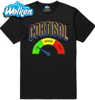 Pánské tričko Barevný Ukazatel Stresu Cortisol.jpg