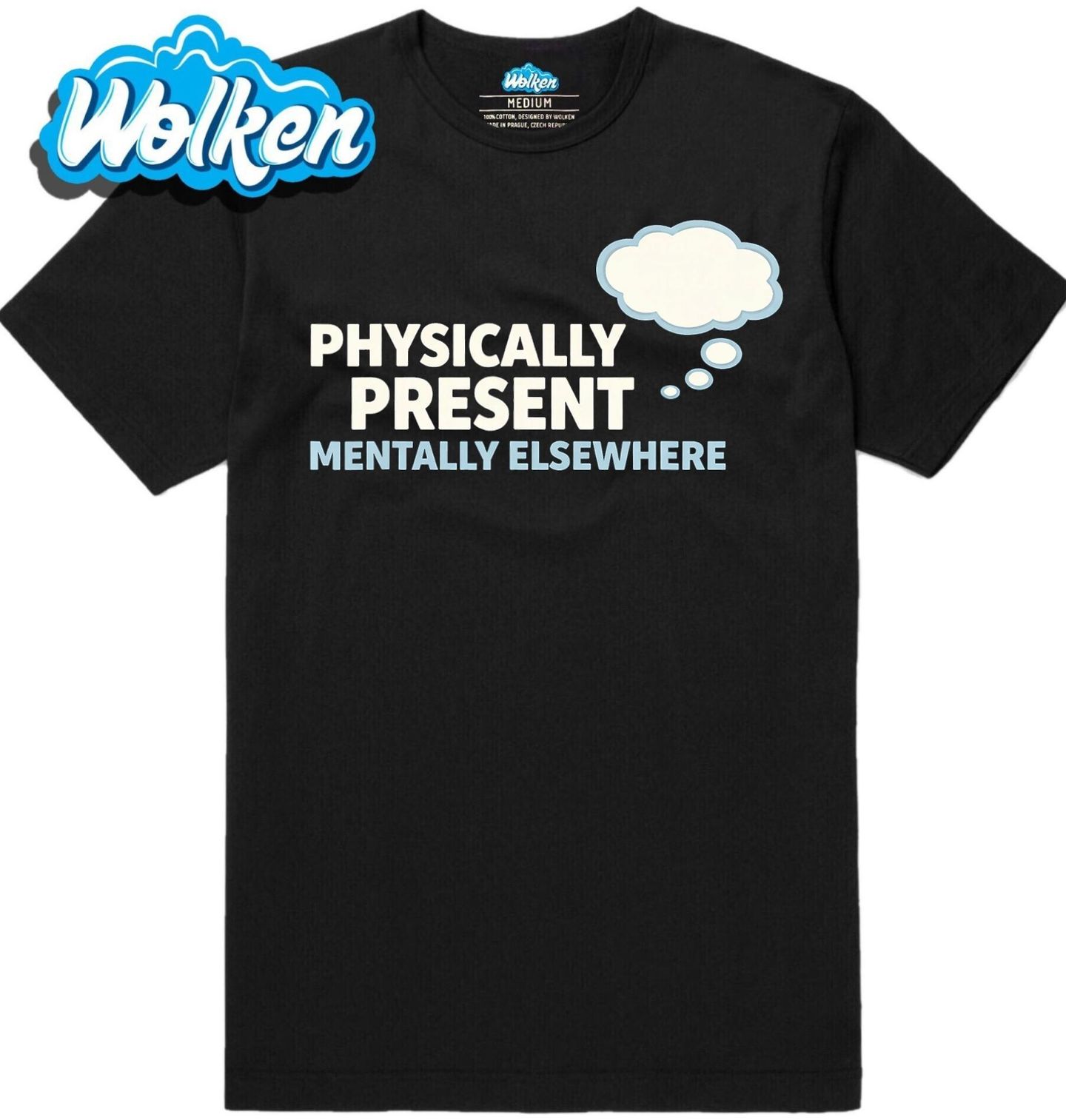 Pánské tričko Tělem Tady Hlavou Jinde.jpg